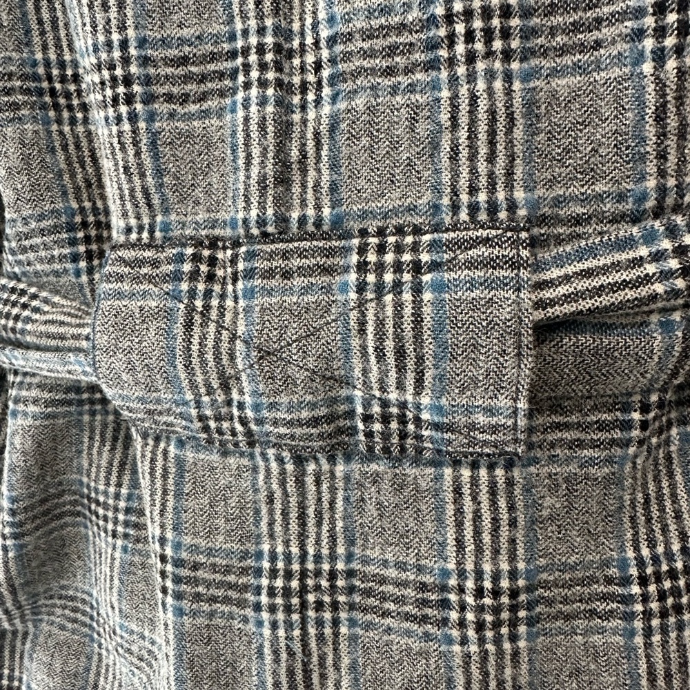 Marc Jacobs Plaid Wool Blend Belted Jacket Sz M - Picture 8 of 13